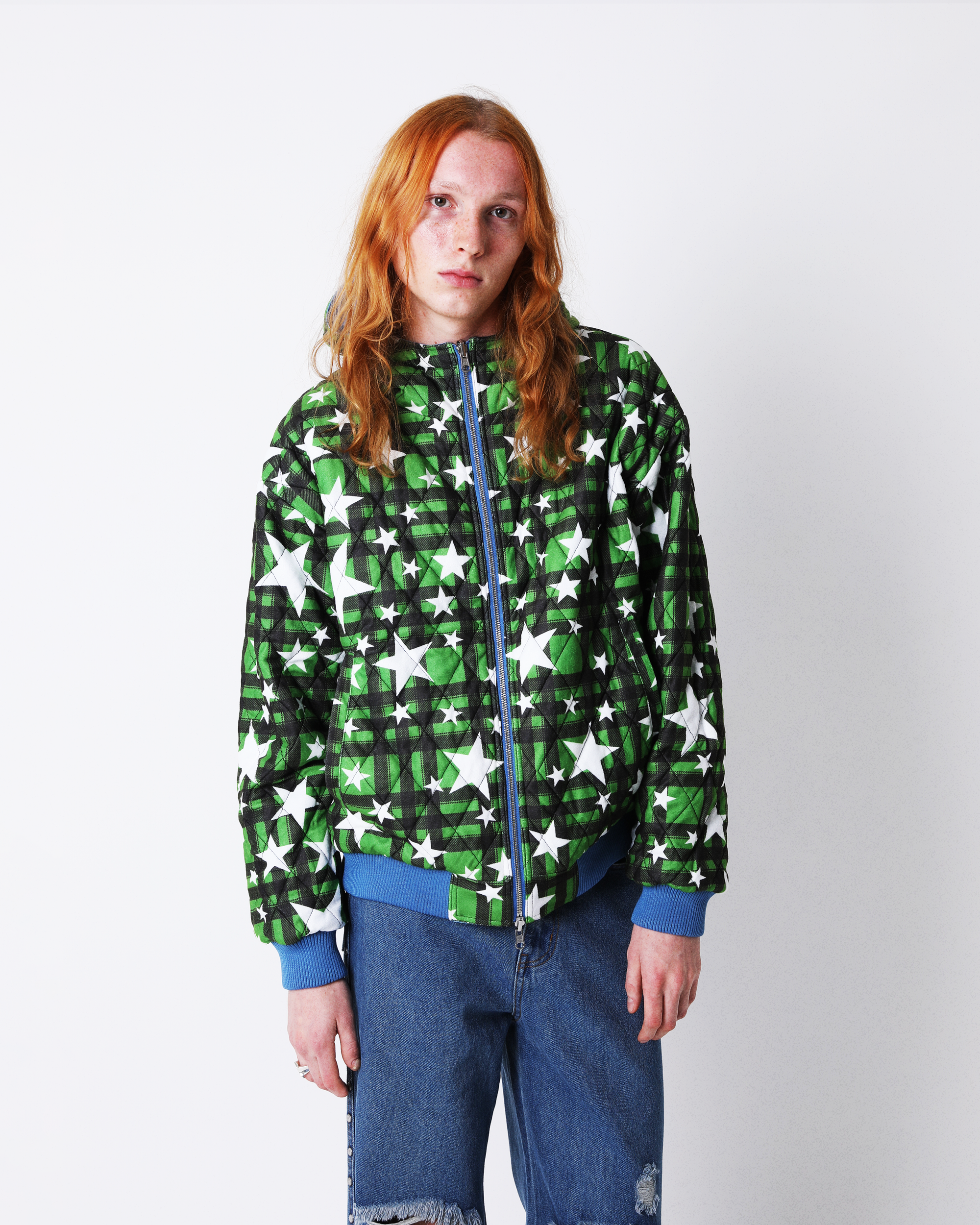 REVERSIBLE NYLON CHECK PARKA – AFB REVERSIBLE NYLON CHECK PARKA – AFB