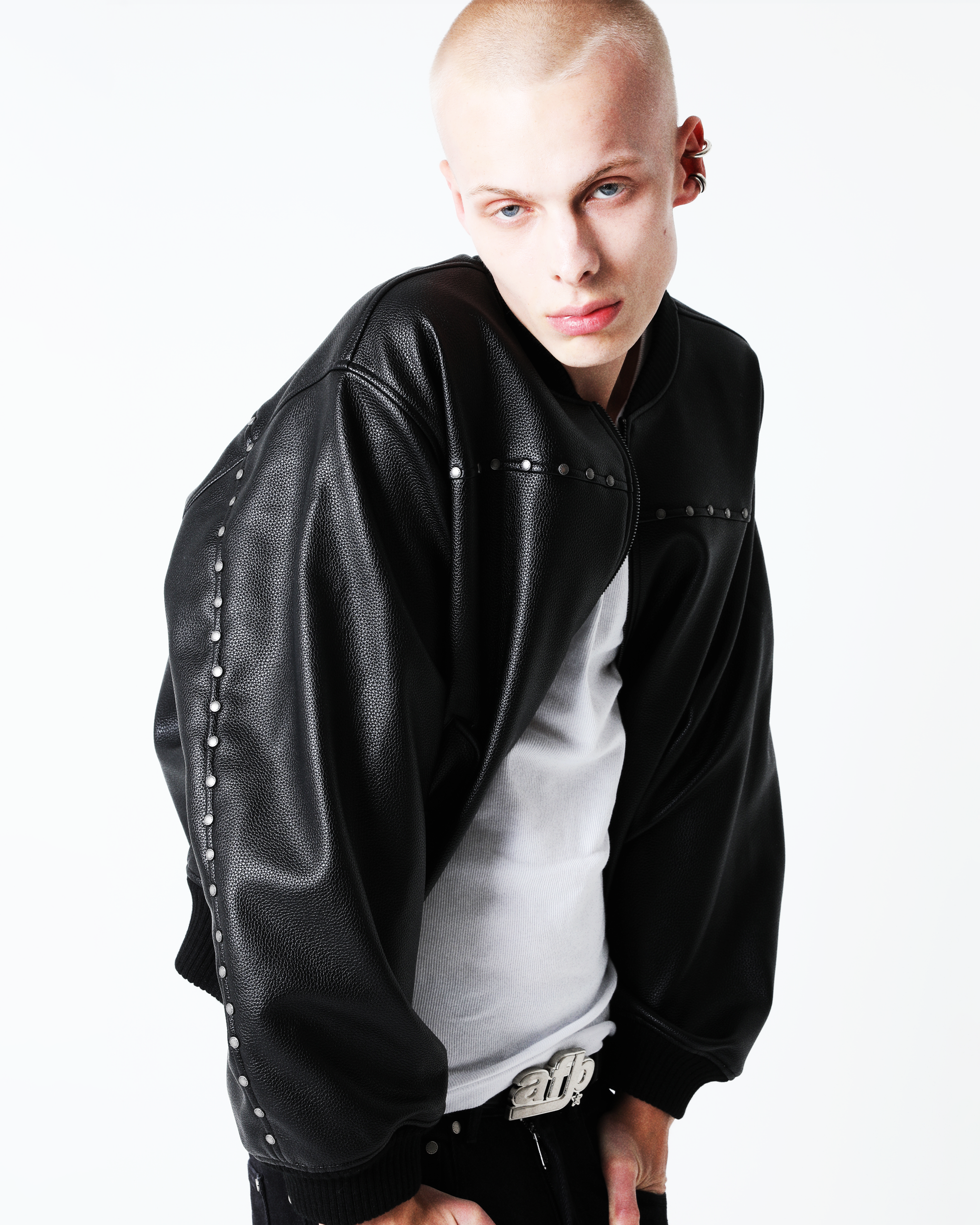 STUDDED BOMBER JACKET – AFB STUDDED BOMBER JACKET – AFB