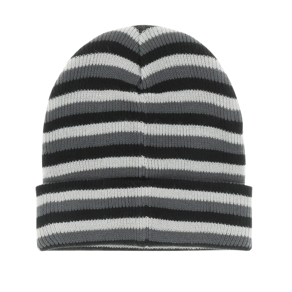 BORDER KNIT BEANIE