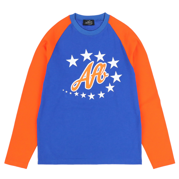 STAR LOGO RAGLAN LS TEE