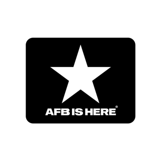 AFB IS HERE logo