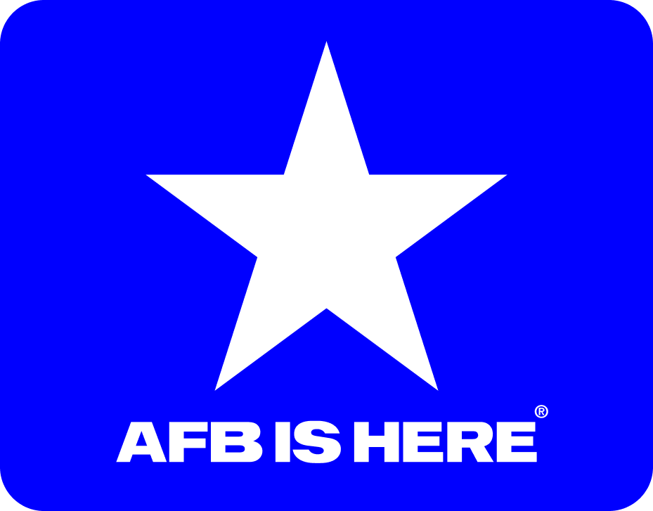 AFB IS HERE logo